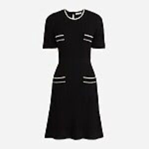 JCREW SHORT-SLEEVE CABLE-KNIT SWEATER-DRESS SIZE SMALL